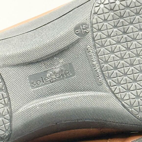 Sole Terra Lotus 2.0 Leather Lace Up Loafers in Dark Saddle Brown - Women’s US 8 - Picture 11 of 11